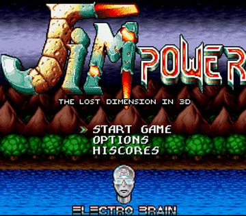 Jim Power - The Lost Dimension in 3D (Europe) (Proto) screen shot title